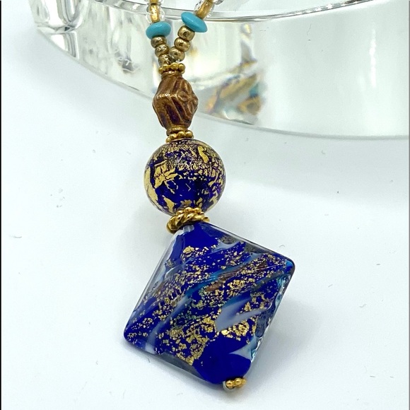 Venetian Glass Necklace - Picture 3 of 3